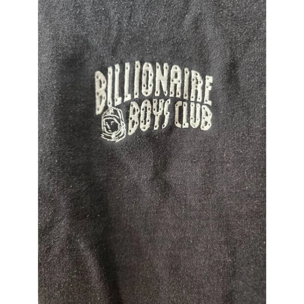 Billionaire Boys Club Y2K Sweatshirt Logo Black Crew Neck Men's Size XL